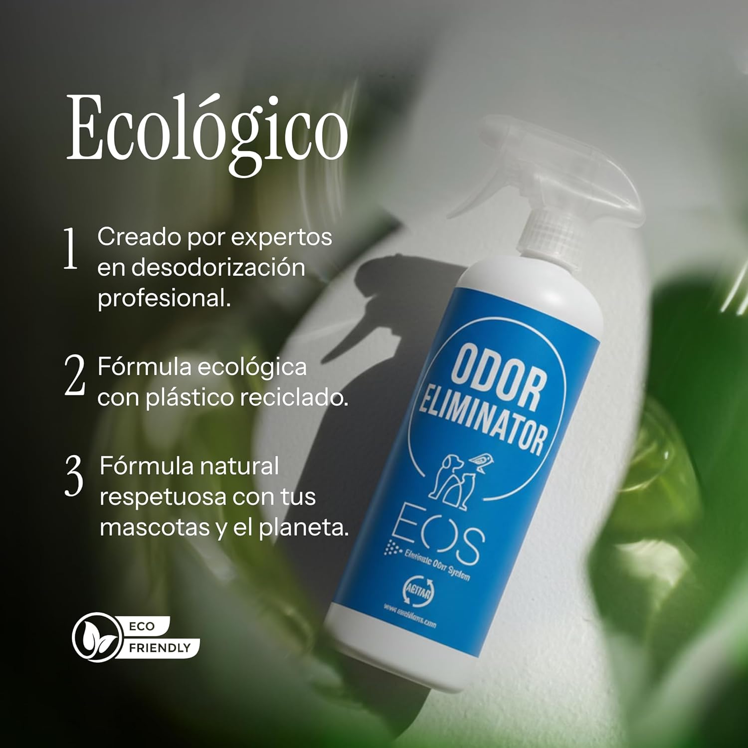 EOS (1 litro) | Eliminador de Olores de Mascotas - Imagen 3