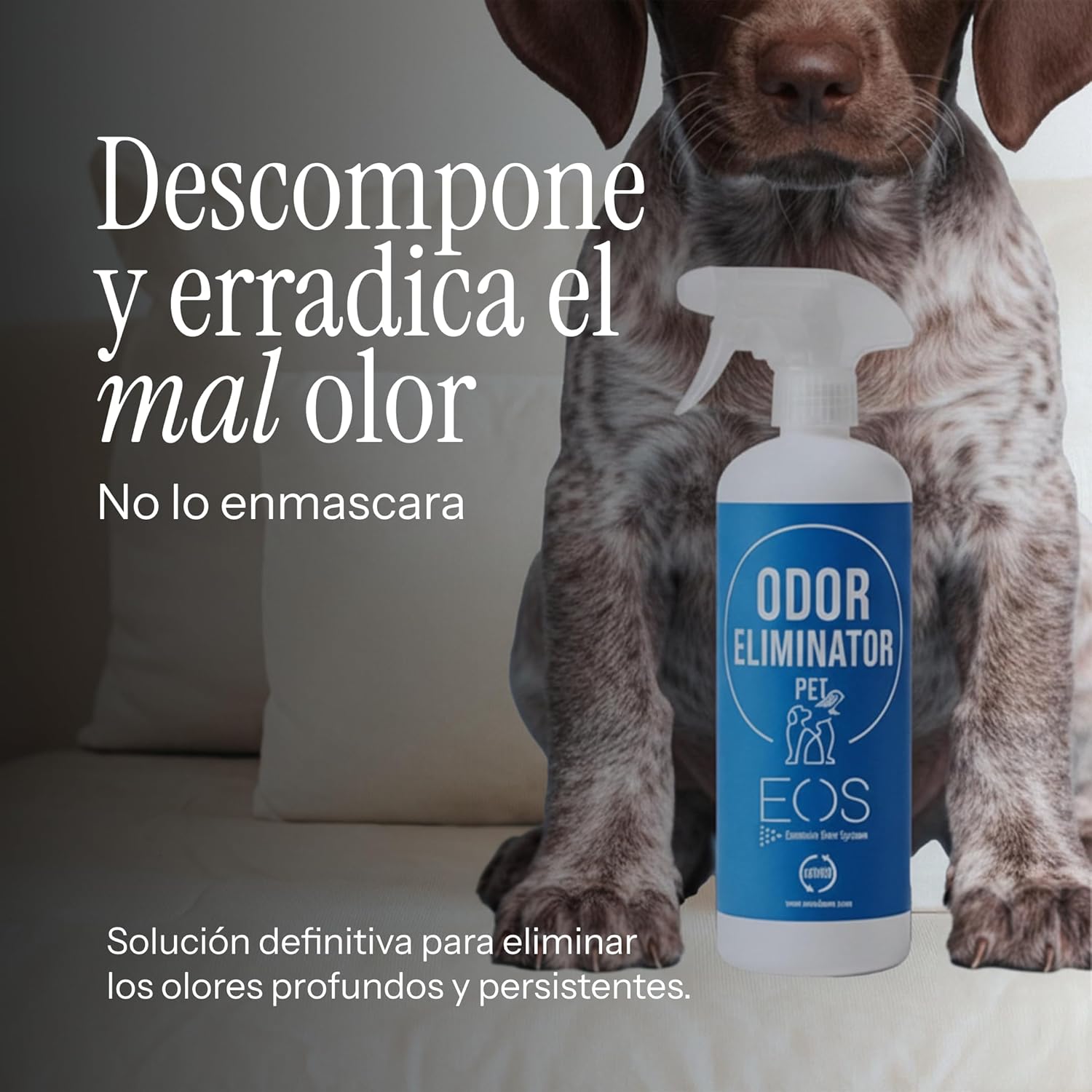 EOS (1 litro) | Eliminador de Olores de Mascotas - Imagen 4